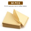 2 coffee filters Cone 50PCS #2 Coffee Filters Unbleached Natural