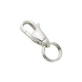 FUSSED Lobster Clasp Silver 925 Accessory Parts 1pc Necklace Bracelet Connection Buckle Handmade Accessories (1.2cn)