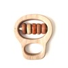 BEACENOV Montessori Wooden Rattle Toys for Infant Baby Boys Girls