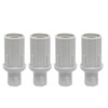 Leyso Set of 4 Plastic Bullet Foot 1” Adjustable for