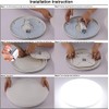 2-Pack LED Module, Ceiling Conversion Kit with Magnet, LED Panel,