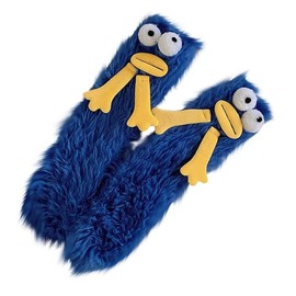 TFTSR Crazy Funny Fuzzy Silly Socks for Kids Women,Girls Fluffy Slipper Novelty Fun Socks,Boy Men Cute Cozy Soft Animal Socks