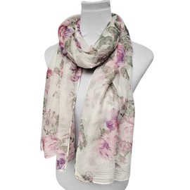 FAIRYGATE Scarf Gifts for Women Flower Scarf Scarfs for Women Ladies Lightweight Fashion Animal Print Soft Women's Scarves & Wraps 4026