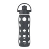 Lifefactory 22Oz Glass Water Bottle With Active Flip Cap And