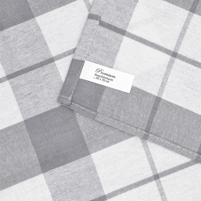 Hometex Premium Textiles Set of 4 Tea Towels | Oeko-Tex®