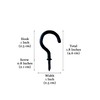 SYNRA Wall Hooks, Transparent Adhesive Hangers, Rotatable Stainless Steel Hooks,