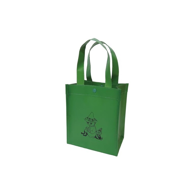 Indigo MOOMIN MV692 Moomin Plastic Tote Bag, Snuffkin Green