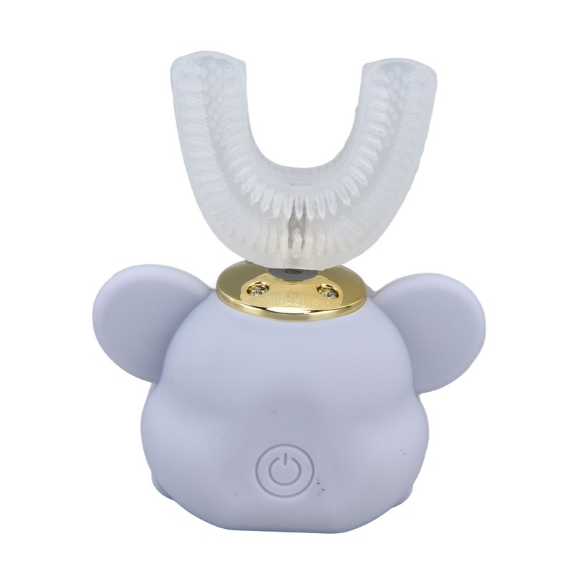 Mouth Electric Toothbrush U Shaped Toothbrush USB Charging Cartoon Silicone