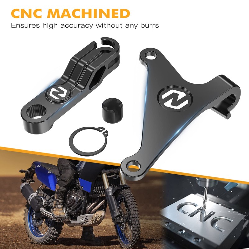 NICECNC Black One Finger Clutch Arm & Bracket Compatible with