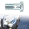 X AUTOHAUX 2 Set Universal Auto Banjo Bolt Brake Fitting