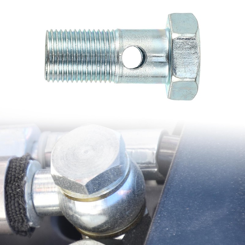 X AUTOHAUX 2 Set Universal Auto Banjo Bolt Brake Fitting