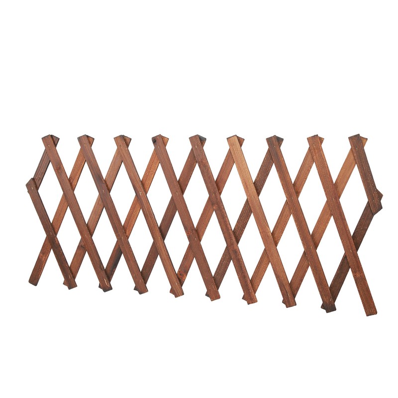 Expandable Plant Climbing Lattices Extensible Pine Fence Plant Support for