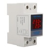 Voltage Current Meter Din Rail Double Display Display Monitor Single