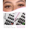 Eyelash Cluster, Manga Eyelash Cluster, Spiky Cluster Eyelash Extensions, 80
