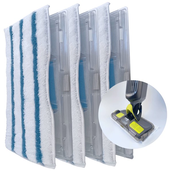 Flammi - Almohadilla de repuesto reutilizable para fregona compatible con