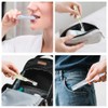 Kit de 2 cepillos de dientes plegables de viaje, manual,