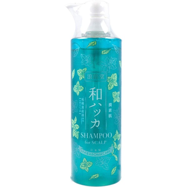 Cosmetex Roland Natural Skin Japanese Hakka Scalp Shampoo 16.9 fl oz (485 ml) x 1