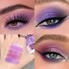 Purple Eyeshadow - 9 Colours Matte Shimmer Eyeshadow Palette with