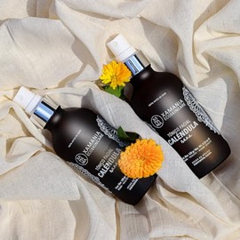 XAMANIA Tónico Caléndula, Manzanilla y Hamamelis. Limpiador Facial Hidratante, Skin Care para Piel Sensible y Seca, Desinflama quita Brillo 120 ml
