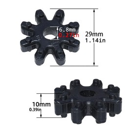 Flexible Coupling Steering Coupler, 8 Pieces EPS Power Steering Clutch Transmission Flexible Rubber Actuator Clutch Gear Coupler for H-yundai i30 Sonata Elantra Azera Optima Cadenza 563152K000FFF