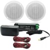 Herdio Dual Herdio 4" Waterproof Marine Bluetooth Ceiling Speakers Kitchen