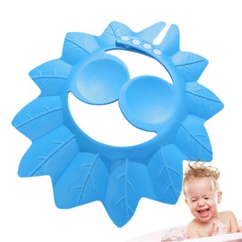 Baby Bath Cap - Hair Rinser Shield | Adjustable Visor Hat Soft Washing Guard for Eye and Ear Protection for Children