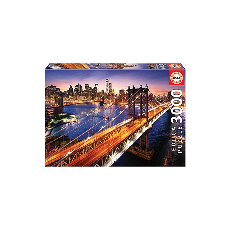 Educa - Manhattan at Sunset - 3000 Piece Jigsaw Puzzle