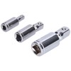 Yuecoom Universal Swivel Base Adapter 3 Pcs Chrome Vanadium Steel
