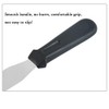 Kitchen Spatulas Set, Silicone and Stainless Steel (Straight, 10-Inch Blade)