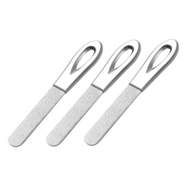 Healvian 3pcs Dual-sided Nail Files Lightweight Manicure Tool for Finger Toe Nails Compact Pedicure File for False Care Smooth Sanding for Easy Grooming