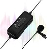 MAMEN KM D2 Omnidirectional Clip on Lapel Microphone Professional Recording