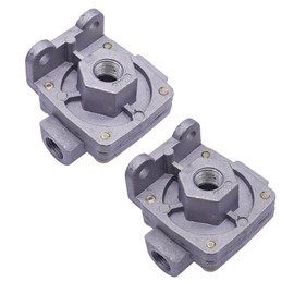 Air Brake Quick Release Valve 229859 Replaces Bendix QR-1 Quick Release Valve 3/8" NPT 229860 229859N,Compatible with Mack Truck 229813 2 Packs