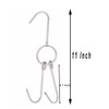 Alele Double Hooks,2pack Meat Hooks Poultry Roasting Hooks Butcher Hook