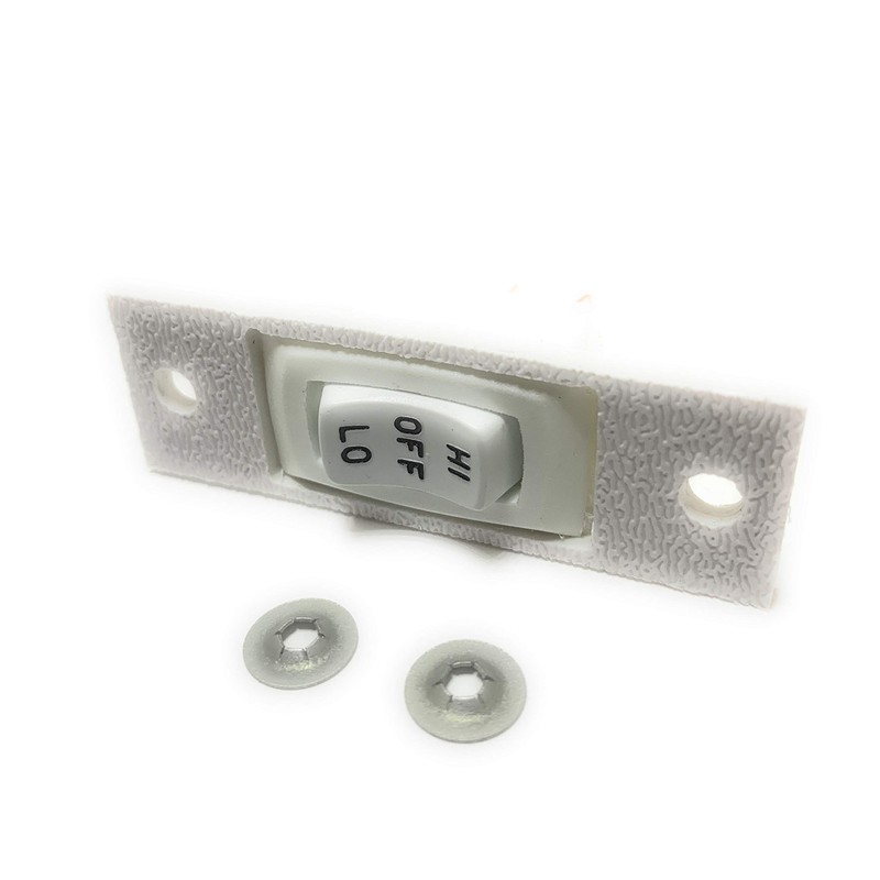 JGD8130ADS20 Replacement White 3 Wire (HI OFF LOW) Fan Switch