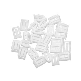 REPAIROCK 25 Pcs Universal White Car Plastic Retainer Console Panel Clip Fastener Rivets Auto Replacement Parts