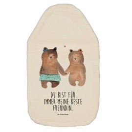Mr. & Mrs. Panda Hot Water Bottle Bear Girlfriend - Gift, Teddy Bear, Heat Cushion, Hot Water Bottle Cover, Grain Cushion, Hot Water Bottle with Cover, Children's Hot Water Bottle, Teddy