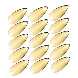 Generic 20pcs Small Metal Fishing Baits for Freshwater Brightly Colored Lure Kit for Bass Portable Artificial Fishing Tools Attention-Grabbing Design for Catching