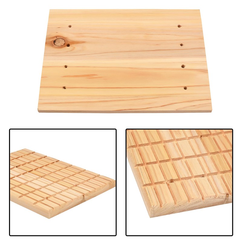 Bohue Rabbit Wooden Scratching Board Grinding Deck Bunny Claws Scratching