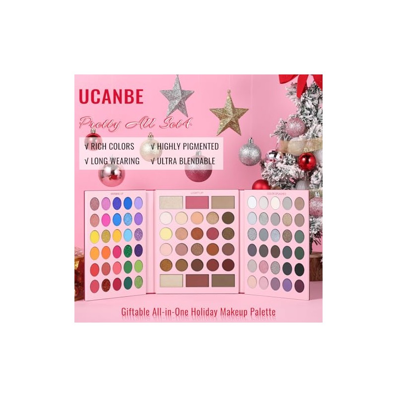 UCANBE Pretty All Set Paleta de Sombras Profesional de 86