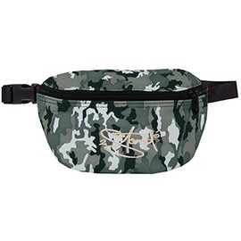 2Stoned Classic Hip Bag with Embroidery Classic Logo or Rudeboy Stylee in 12 Colours, Ice Camo, Neck pouch