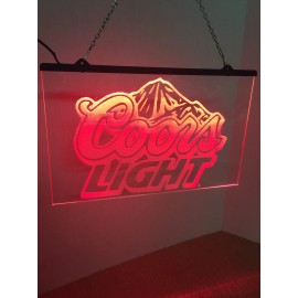 Coors Light Led Neon Sign Game Room ,  Bar , garage Sign