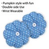 Wrist Pin Cushion Wearable Pumpkin Shape Sewing Pin Cushion for