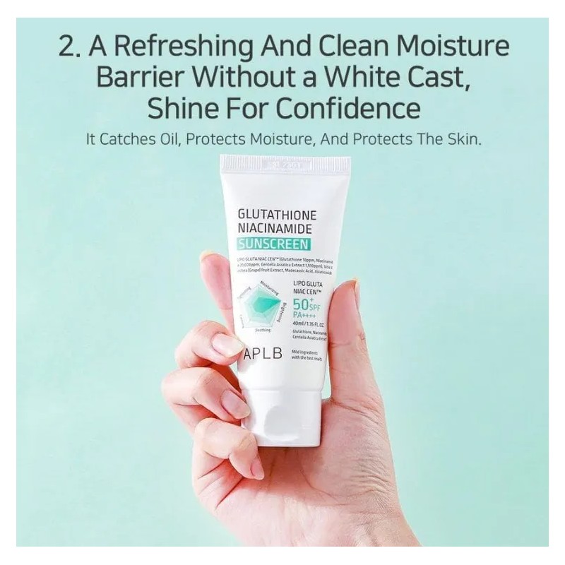 Aplb Glutathione Niacinamide Sunscreen 40ml