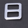 Rear Trunk Trailer Button Frame ABS Silver Trim Fit for