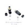 Pack of 5 M12 4-pin D Code Plug Circular Connectors,