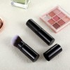 2 Stück Einziehbare Make-up-Pinsel, Abgewinkelter Kabuki Reise Grundierungspinsel, Tragbare Puder