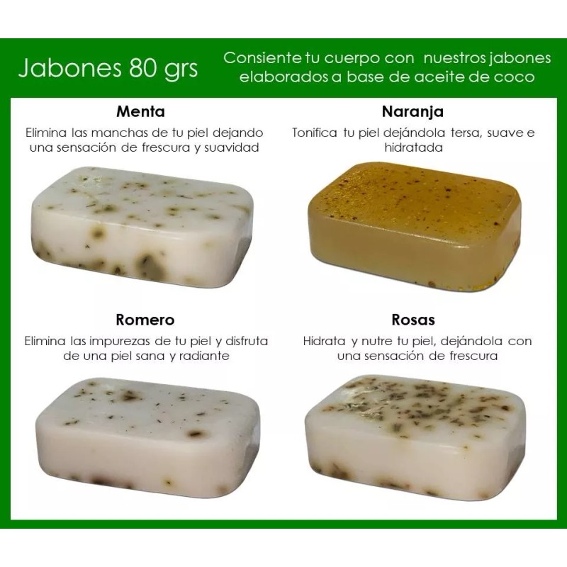 Natura Única Jabones Artesanales Mayoreo Recuerdos Cara Cuerpo 50 Piezas