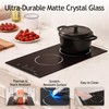 FIREGAS 12 Inch Built-in Electric Cooktop, 2 Burner 3000W, Hardwired