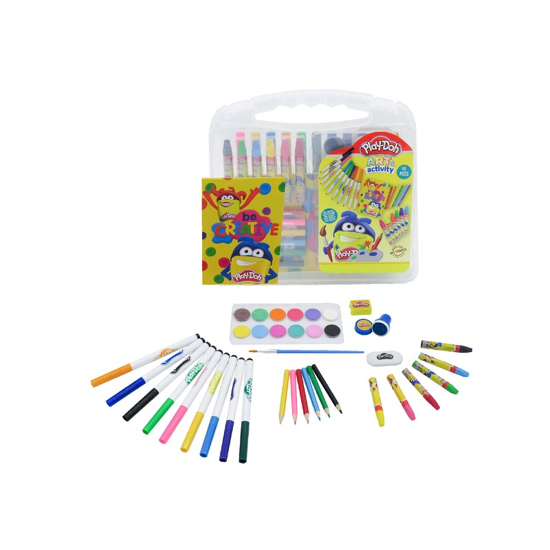 CYPBRANDS Play-Doh Estándar GS-40-PD Drawing Case 40 Pieces Multi-Coloured