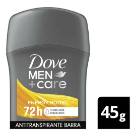 Desodorante Antitranspirante Men+care Energy Boost En Barra De 45gr Dove
